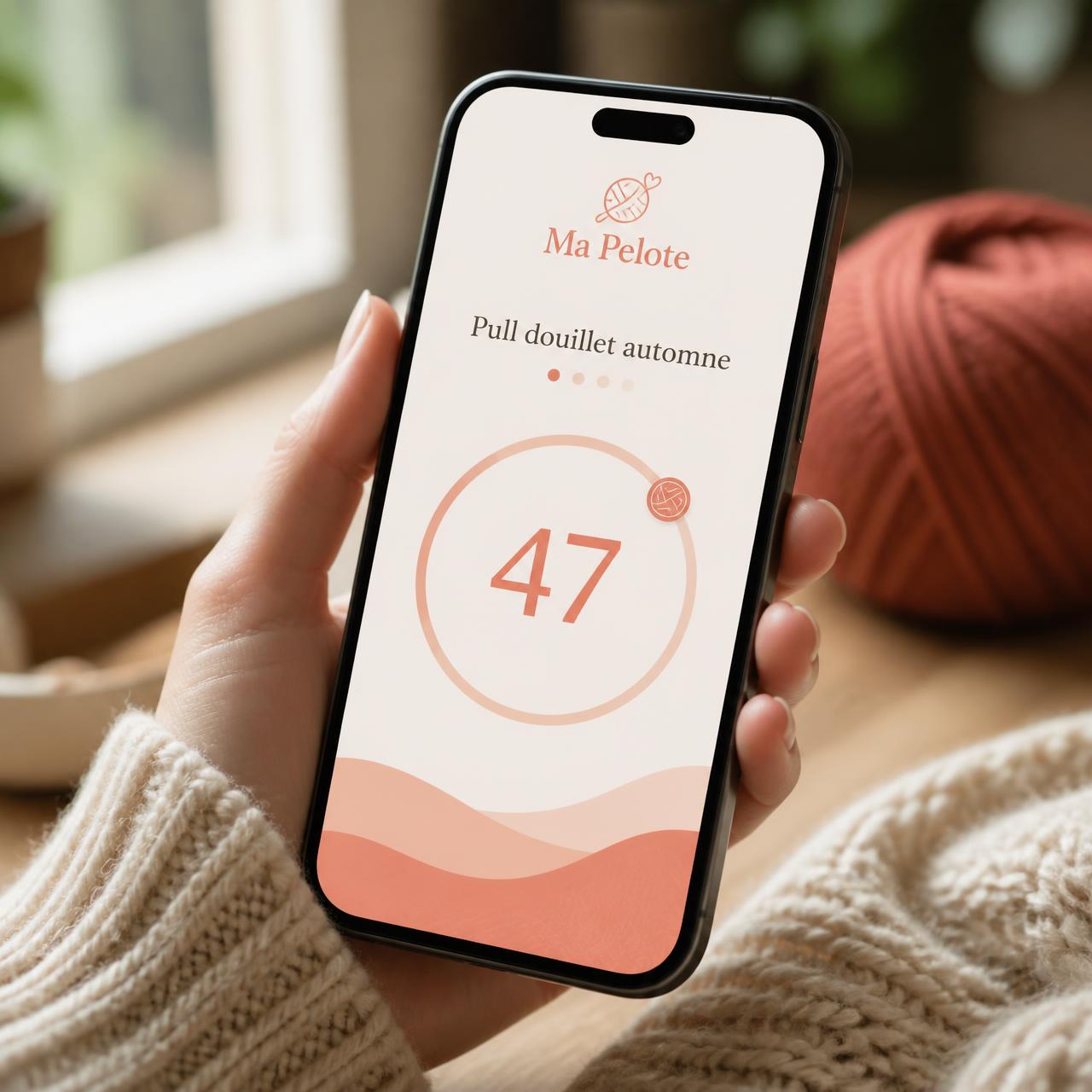 Ma Pelote : compteur de rangs sur smartphone